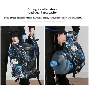 Custom logo New Outdoor Sports Travel Leisure Back Pack Oxford <b>Waterproof</b> Camouflage Schoolbag Bagpack <b>School</b> Student <b>Backpack</b> - Product Image 4
