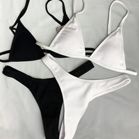 Sexy Triangle Thong Bikini Set, Popular Swimsuit