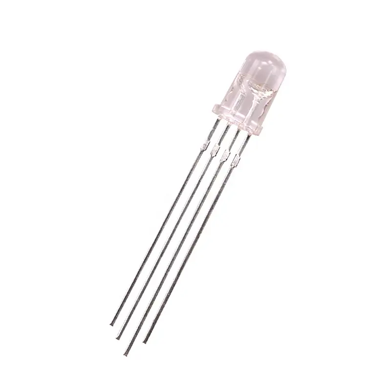 Ekinglux 4 5 milímetros rgb 5mm led rgb led diodo pin oval 5 três milímetros levou diodo