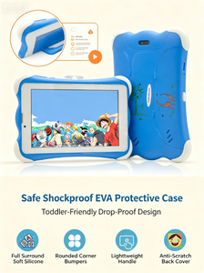 Tablette éducative pour enfants de 7 pouces avec appels 3G, Android 7.0 Quad-Core 1 Go + 16 Go, écran HD 1024 × 600, batterie 3500 mAh, résistant aux chocs EV - Product Image 3