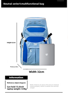 Zaino Sportivo Personalizzato per Attività all'Aperto, con Imbottitura d'Aria, Idrorepellente, Grande Capacità, Design Elegante - Product Image 2