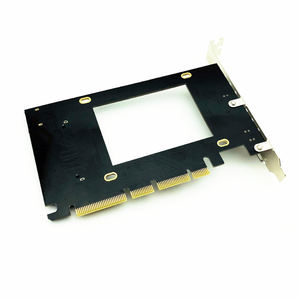 PCI-E الناهض PCIE3.0 X4/X8/X16 إلى U.<span class=keywords><strong>2</strong></span> SFF-8639 محول بكيي إلى U2 بطاقة M.<span class=keywords><strong>2</strong></span> NGFF <span class=keywords><strong>2</strong></span>.5 "SSD إلى PCI-E X16 ل إنتل NVMe بكيي SSD - Product Image 2