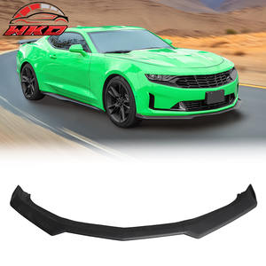 ลิ้นกันชนหน้า สำหรับเชฟโรเลต คามาโร ปี 2016-2024 สไตล์ 1LE สปอยเลอร์ สีดำด้าน พร้อมดิฟฟิวเซอร์ ป้องกันกันชน - Product Image 1
