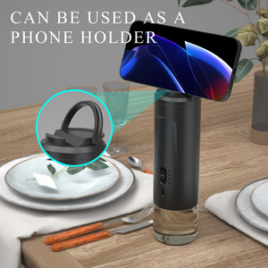 Moulin à poivre et à sel électrique rechargeable portable avec éclairage intégré - Product Image 6