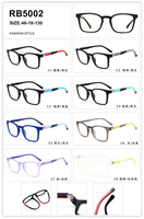 MRB5002 TR Matériel léger et souple Slingsh,ot temple, 180 °   Lunettes optiques pour enfants avec logo personnalisé