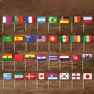 Bâton de Bambou Mixte Animal Mignon <span class=keywords><strong>Cure</strong></span>-dents Jetable Personnalisable Logo Plusieurs Longueurs Sac Emballage Fruit Fleur Hamburger - Product Image 2