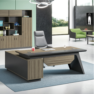 โต๊ะทำงานระดับไฮเอนด์ เฟอร์นิเจอร์สำนักงานทันสมัย โต๊ะทำงานไม้สำหรับบ้าน โต๊ะทำงานหรูหราทันสมัย โต๊ะทำงานรูปตัวแอล - Product Image 5