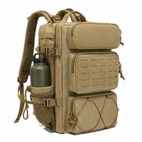 Sac à dos tactique multifonctionnel en toile Oxford, capacité 20-35L, harnais à coussin d'air pour les sports de plein air, les voyages, le camping, l'entraînement