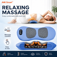 Masseur électrique 3-en-1 pour la taille avec chaleur, vibrations, traction d'air et télécommande pour le soutien lombaire et le soulagement des douleurs dorsales