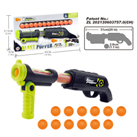 Tir Jouer PVC Jouet Mousse Blasters Pompe À Air Popper Pistolets avec Boule De Mousse Popper Fun Pistolets À Air Jouet