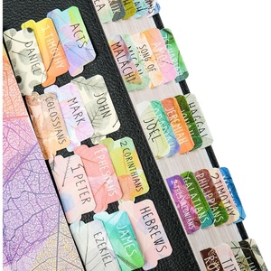 แท็บคั่นพระคัมภีร์, แท็บคั่นพระคัมภีร์แบบเคลือบลามิเนต, อุปกรณ์จดบันทึกพระคัมภีร์, แท็บคั่นพระคัมภีร์สำหรับผู้หญิงและผู้ชายที่ศึกษาพระคัมภีร์ - Product Image 2