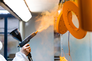 Peinture électrostatique <span class=keywords><strong>RAL</strong></span> <span class=keywords><strong>7035</strong></span>, revêtement en poudre époxy polyester texturé pour panneau électrique - Product Image 6