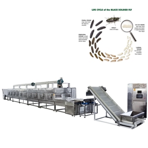 Maquinaria de secado BSF Máquina secadora de microondas con túnel de gusanos de comida - Product Image 3