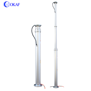 Mât télescopique pneumatique 20M 15KG pour antenne CCTV, vidéo, surveillance météorologique, haute tour, OK-QD-55G-01 - Product Image 4