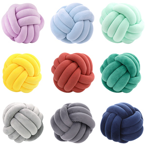 Personalizar nudo bola de peluche almohada cojín anudado bola de peluche muñeca suave anudado bola de peluche de juguete - Product Image 5