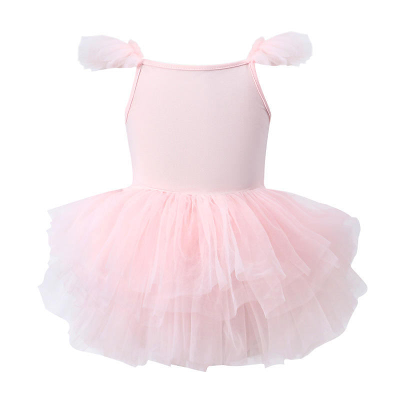 [l058 princess dress] nude pink