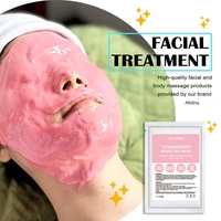 T OEM ODM Masque facial en caoutchouc Peel Off Poudre à modeler Masque de gelée Soins de la peau naturels Poudre de masque éclatante hydratante et hydratante
