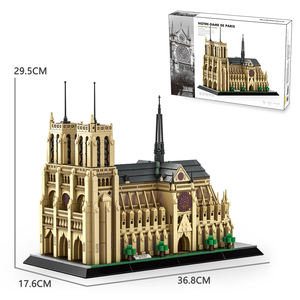 Wange 5210 Cathédrale Notre-Dame de Paris France Blocs de construction en plastique pour enfants, ensemble de jouets d'assemblage - Product Image 4