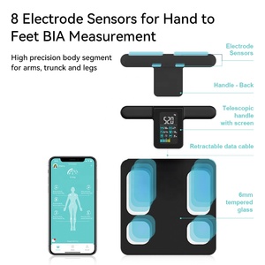 Báscula Inteligente Welland para Medir la Grasa Corporal con Índice <span class=keywords><strong>de</strong></span> <span class=keywords><strong>Masa</strong></span> Corporal, Tecnología <span class=keywords><strong>de</strong></span> Sensor Electrónico, Capacidad <span class=keywords><strong>de</strong></span> 180 kg - Product Image 2