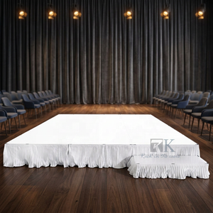 เวทีแสดงเคลื่อนที่แบบถอดประกอบได้ สีขาวสว่าง แข็งแรง ทนทาน ดีไซน์หรูหรา - Product Image 2