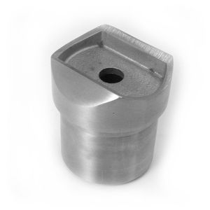 Balustrades et mains courantes en acier inoxydable AISI 304 finition satinée Selle Ø 42.4 Connecteur tube Ø 33.7x2 Sku C110045 - Product Image 1