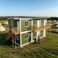 Usine chinoise, vente en gros : Maison conteneur modulaire de luxe 20ft 40ft, préfabriquée en acier, démontable, pour camping, usage commercial ou petite maison