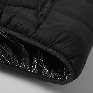 Giacca da Uomo Taglie Forti con 15 Zone di Riscaldamento Giacca Termica Invernale Riscaldata da Esterno Colletto alla Coreana Casual con Cerniera Antivento Colore Nero - Product Image 6
