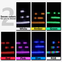 30CM/60CM LED Knight Rider Blitz blitzs canner Streifen licht lampe Neues flexibles Design