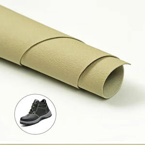 Chaussures de sécurité en similicuir blanches gaufrées S2 1.8mm pour hommes bout en acier Rexine PU <span class=keywords><strong>cuir</strong></span> synthétique en microfibre pour chaussures supérieures - Product Image 1