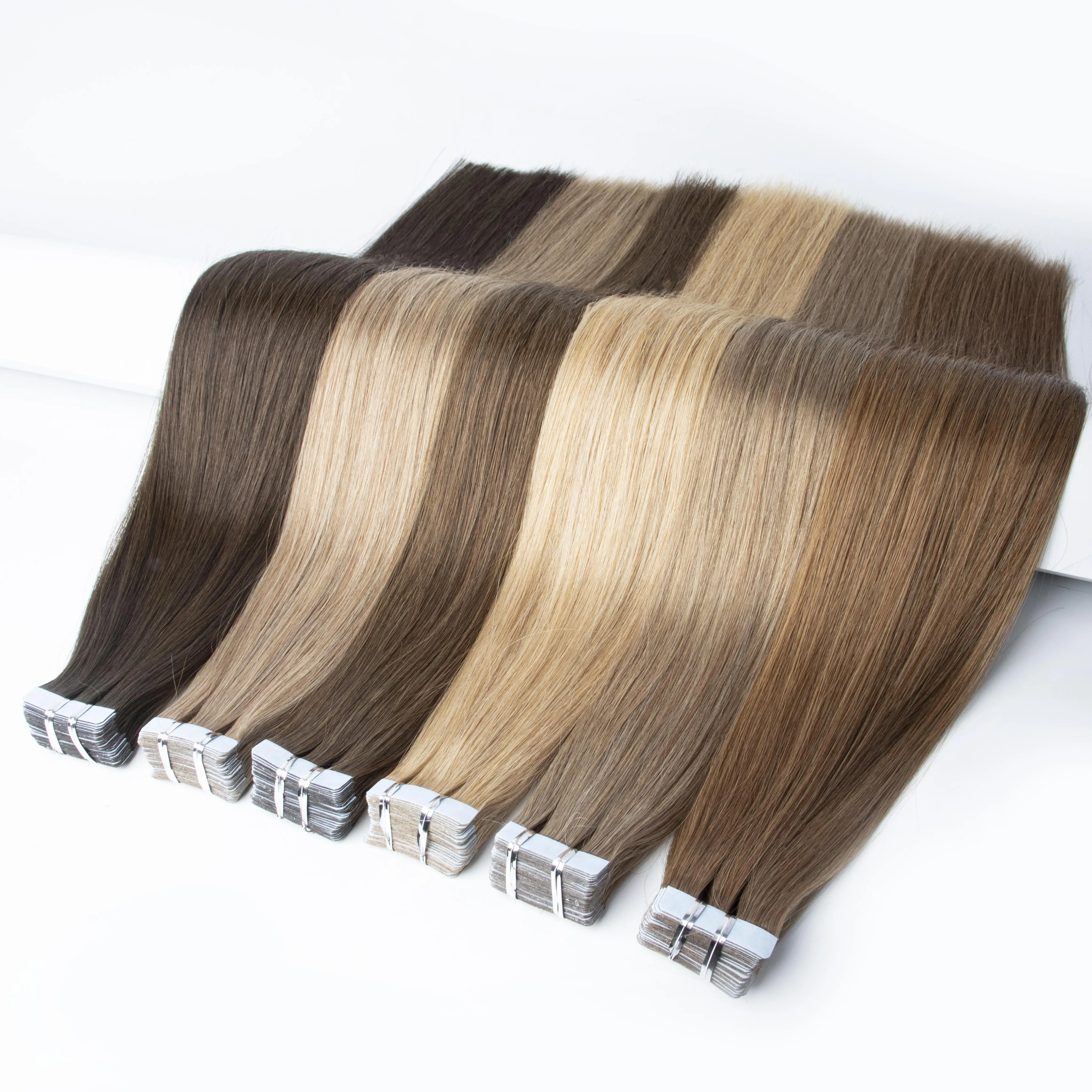 Honor Raw-Extensiones de cabello humano natural virgen sin procesar, cinta de calidad superior en vendedores de extensiones de cabello