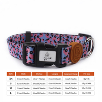 2025 OEM personnalisé luxe petit chien chat collier Breakaway Double face carton populaire Poly Animal fort populaire collier de chien populaire