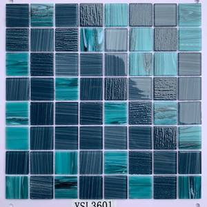 Usine En Gros Peint À La Main Verre Nuage Mosaïque Carreaux Carré Stickers Muraux Carreaux Salon Salle De Bains Cuisine Piscine - Product Image 3