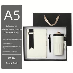 Ensemble cadeau d'entreprise professionnel de haute qualité, carnet, stylo, thermos avec logo personnalisé - Product Image 1