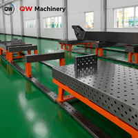 Plateforme de soudage en acier flexible 3D D16, table de travail de positionnement robuste pour l'assemblage en usine, personnalisable