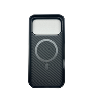 Coque de téléphone antichoc magnétique en TPU résistante aux traces de doigts, style Old Money noir interstellaire pour iPhone 17 Pro et 17 Pro Max