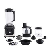 Blender Multifungsi, Wadah Pengolah Makanan dan Cangkir Penggiling dengan Alas Baja Tahan Karat untuk Rumah, Ritel, Kafe Kecil, dan Pasokan Grosir