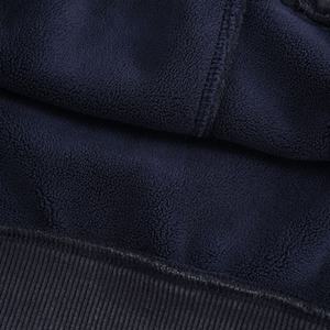 Chaqueta con Capucha Negra con Cierre para Hombre, Prenda Exterior Informal y Suave con Bolsillos con Solapa de Botones y Detalles de Parches en los Hombros - Product Image 4