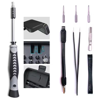 Kit de tournevis de précision magnétique 130-en-1, outil professionnel de réparation électronique avec poignée antidérapante, logo personnalisé OEM