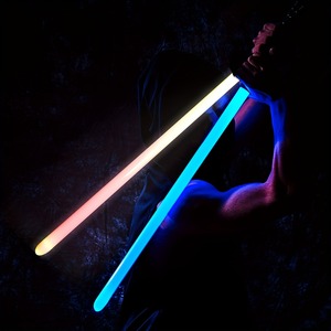Espada Láser Pixel RGB de 15 Colores, Espada de Combate Jedi con Oscilación Suave, Metal, Efecto de Luz, Cosplay, Juguete Luminoso para Niños - Product Image 6