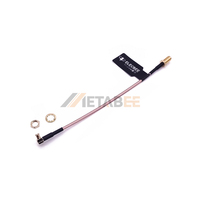 Câble coaxial RG316 SMA femelle vers MCX mâle à angle droit de 15 cm