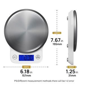 Household Stainless Steel Tray Digital Kitchen <strong>Scale</strong> High Accuracy <strong>Electric</strong> Smart Food Kitchen <strong>Scale</strong> - Product Image 2