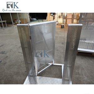 Barrières mobiles pliantes en aluminium de foule d'événement de barricades rétractables - Product Image 3