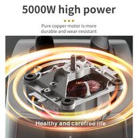 Robot culinaire électrique multifonction SOKANY666 pour le commerce extérieur, broyeur de glace haute vitesse 2-en-1, mixeur polyvalent, capacité 2,5 L, usage domestique