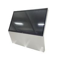 Panneau de lecteur Android personnalisé en usine de 65 pouces PC utilisé kiosque écran tactile machine multimédia de signalisation numérique avec support de sol de kiosque