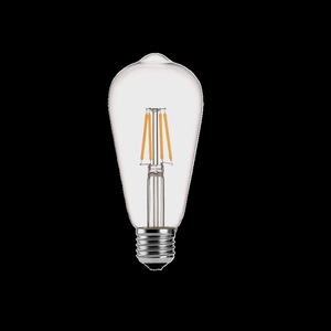 Bombilla LED ST64 con Filamento, Base E27, Pantalla de Vidrio, Estilo Retro Edison - Product Image 1