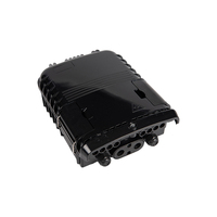 16 Core FTTH Fiber Optic Distribution Box 4 16 16 SC Adapters Mechanical Sealing -40~+65 Outdoor ABS/ABS+PC Material