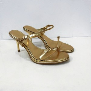 Factory Wholesale New Summer Gold High-heeled Sandals Women's Stiletto Heels Fashion Shoes - Product Image 1