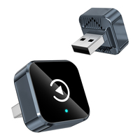 Adaptador Inalámbrico 2 en 1 para CarPlay y Android Auto, Convierte de Cableado a Inalámbrico para iPhone y Android, Conexión Automática, Directo de Fábrica