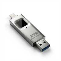 Memoria USB Metálica de 256GB/128GB, USB 3.0, Nueva