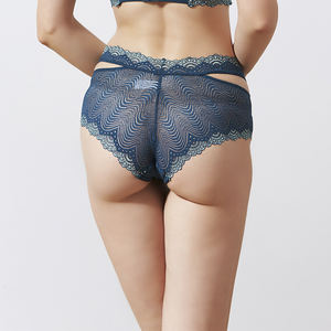 Low-Rise kurze höschen spitze unterwäsche briefs sexy frauen panty transparent atmungs - Product Image 6